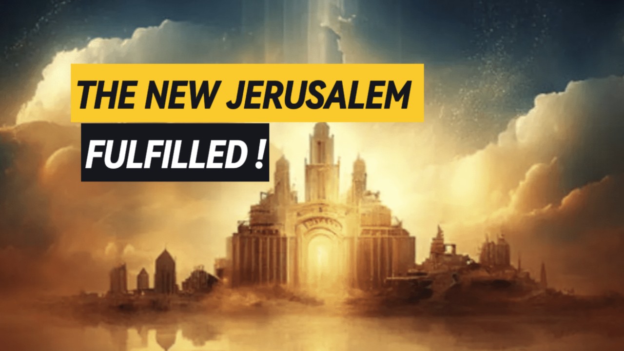 A depiction of the heavenly city of Jerusalem