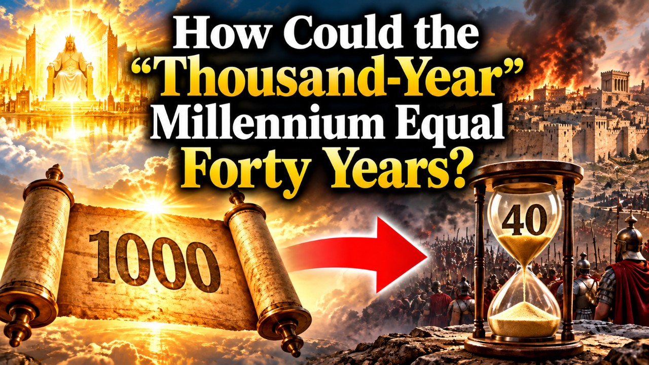 Depiction of the Thousand Year Millennium Equating Forty Years