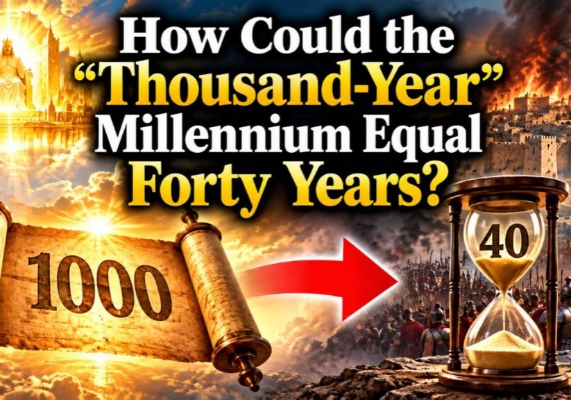 Depiction of the Thousand Year Millennium Equating Forty Years